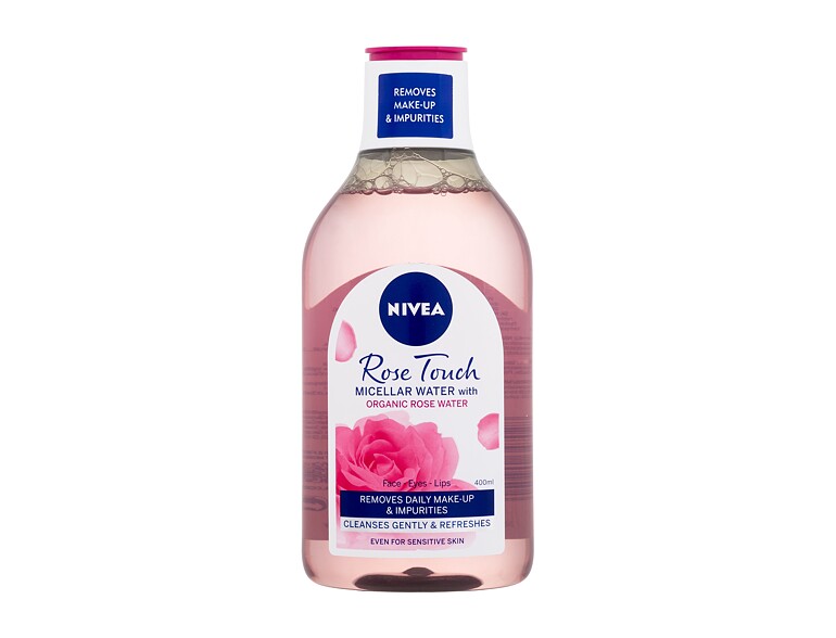 Eau micellaire Nivea Rose Touch Micellar Water With Organic Rose Water 400 ml