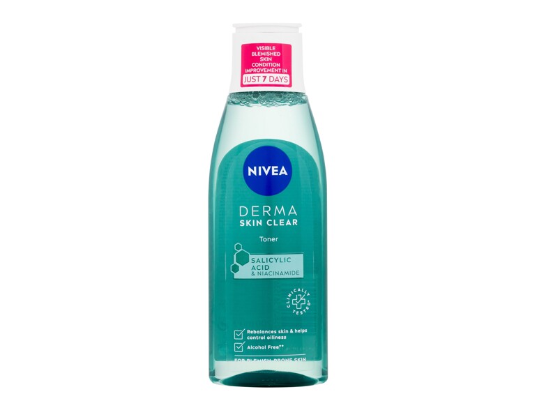 Tonici e spray Nivea Derma Skin Clear Toner 200 ml