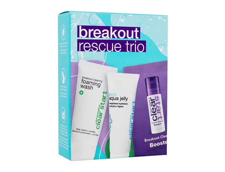 Reinigungsschaum Dermalogica Clear Start Breakout Rescue Trio 15 ml Sets