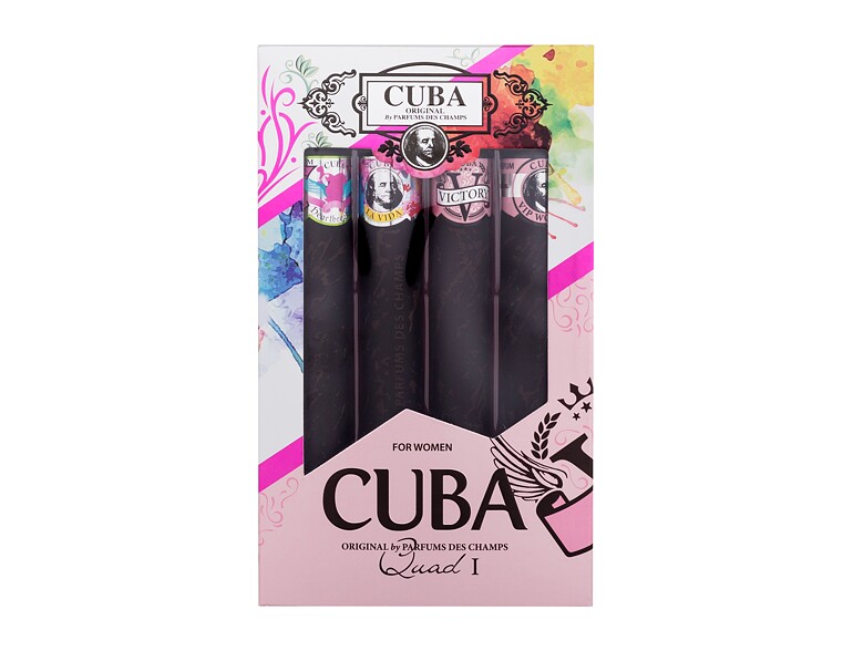 Eau de Toilette Cuba Quad I 35 ml Sets