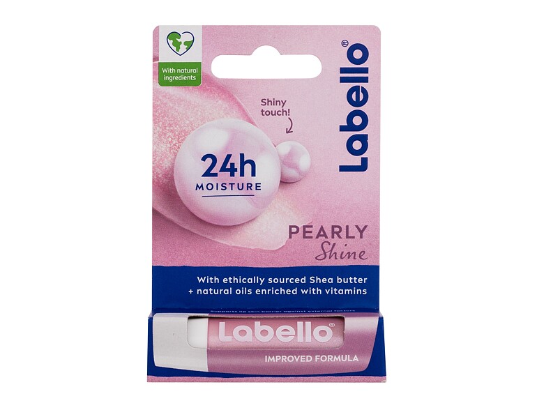 Balsamo per le labbra Labello Pearly Shine 24h Moisture Lip Balm 4,8 g