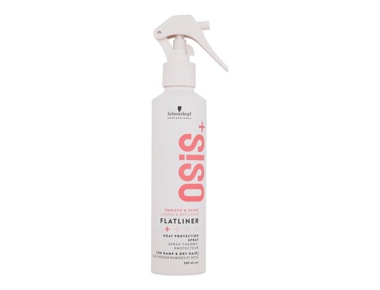 Hitzeschutz Schwarzkopf Professional Osis+ Flatliner Heat Protection Spray 200 ml Beschädigtes Flakon