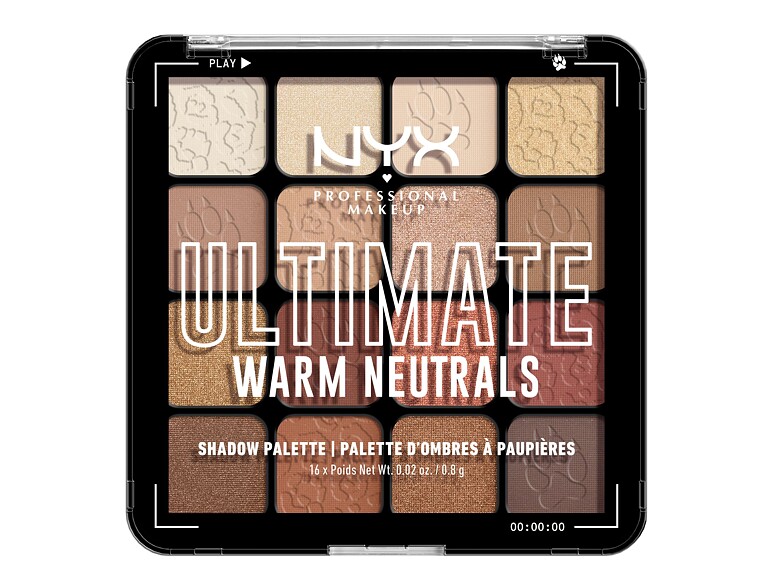 Lidschatten NYX Professional Makeup Ultimate Warm Neutrals 12,8 g