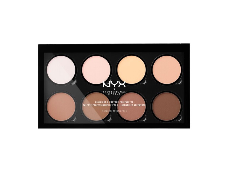 Palette contouring NYX Professional Makeup Highlight & Contour PRO 21,6 g Nude