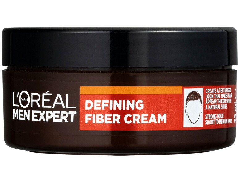 Crema per capelli L'Oréal Paris Men Expert Barber Club Defining Fiber Cream 75 ml