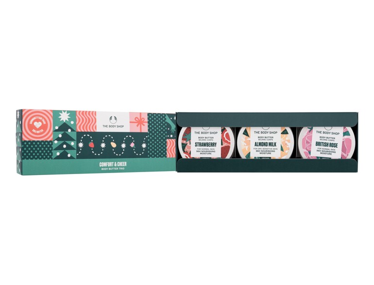 Körperbutter The Body Shop Comfort & Cheer Body Butter Trio 50 ml Sets