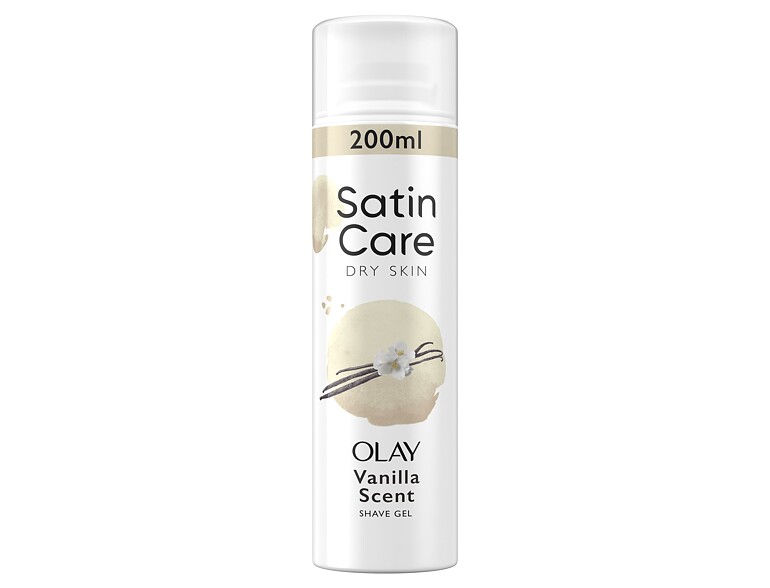 Gel de rasage Gillette Satin Care Olay Vanilla Dream Shave Gel 200 ml