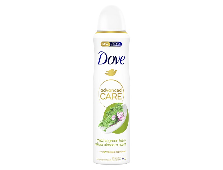 Antitraspirante Dove Advanced Care Matcha Green Tea & Sakura Blossom 72h 150 ml