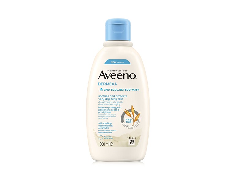 Doccia gel Aveeno Dermexa Daily Emollient Body Wash 300 ml