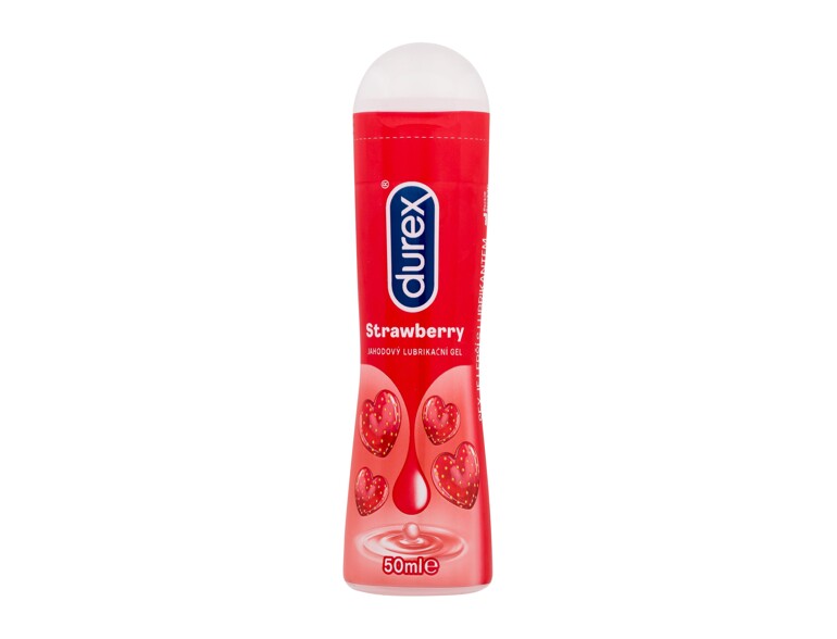 Gleitgel Durex Strawberry Lubricating Gel 50 ml