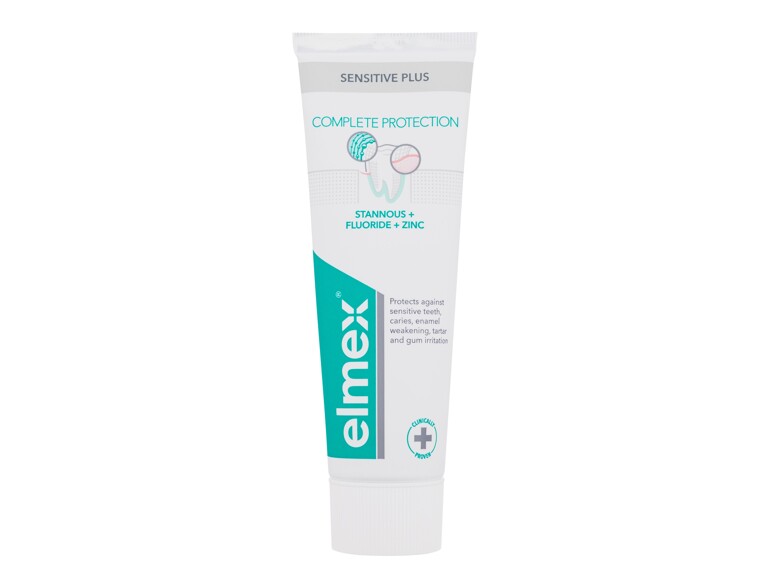 Dentifricio Elmex Sensitive Plus Complete Protection 75 ml scatola danneggiata