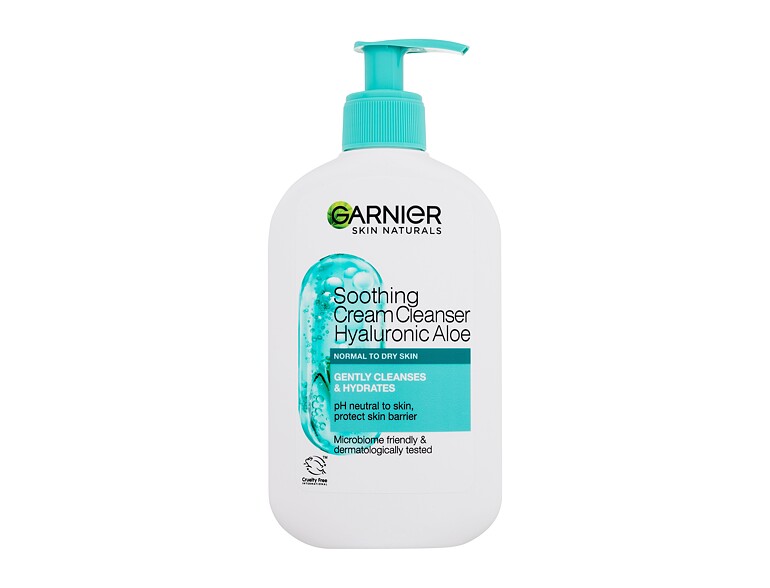 Reinigungscreme Garnier Skin Naturals Hyaluronic Aloe Soothing Cream Cleanser 250 ml