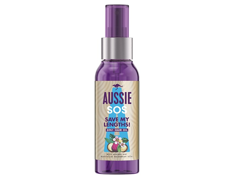Olio per capelli Aussie SOS Save My Lengths! 3in1 Hair Oil 100 ml
