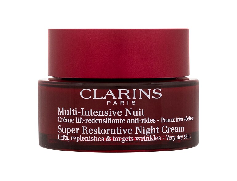 Crème de nuit Clarins Super Restorative Night Cream Very Dry Skin 50 ml boîte endommagée