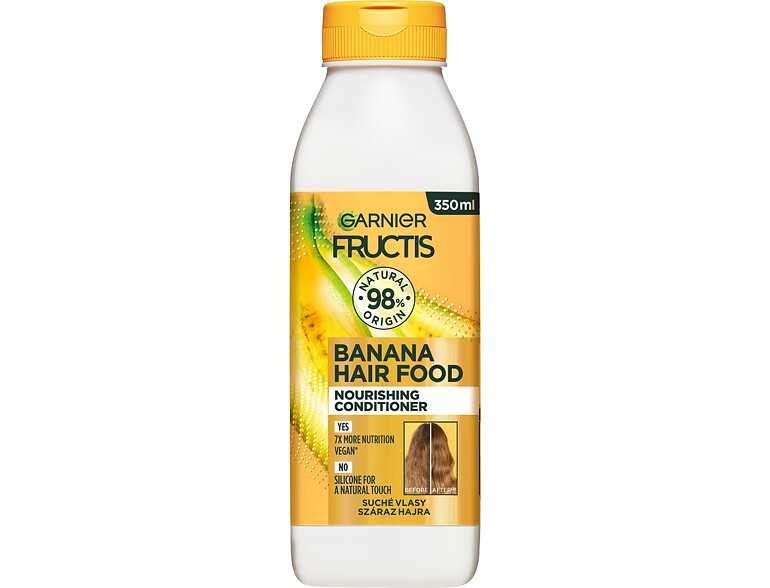 Balsamo per capelli Garnier Fructis Hair Food Banana Nourishing Conditioner 350 ml