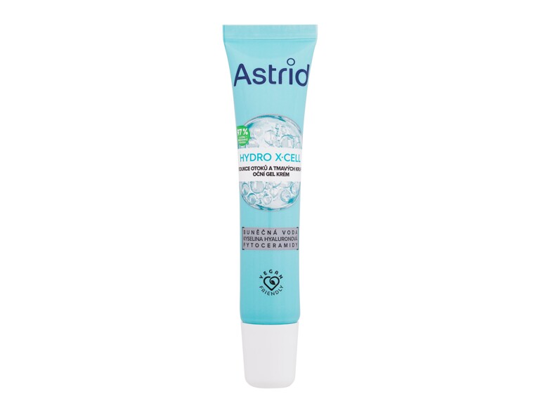 Crème contour des yeux Astrid Hydro X-Cell Eye Gel Cream 15 ml