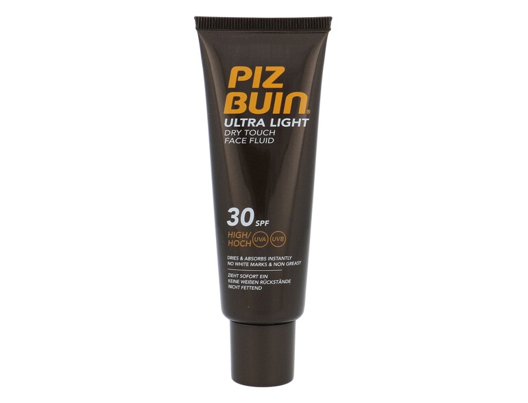 Sonnenschutz fürs Gesicht PIZ BUIN Ultra Light Dry Touch Face Fluid SPF30 50 ml Beschädigte Schachtel