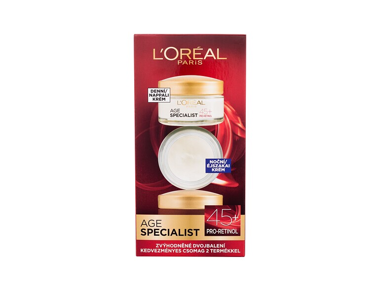Tagescreme L'Oréal Paris Age Specialist 45+ 50 ml Beschädigte Schachtel Sets