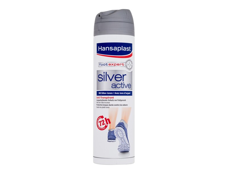 Fußspray Hansaplast Silver Active Anti-Transpirant 150 ml Beschädigtes Flakon