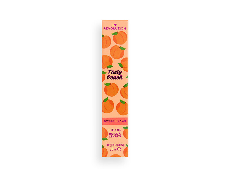Lippenöl I Heart Revolution Tasty Peach Lip Oil 6 ml Sweet Peach