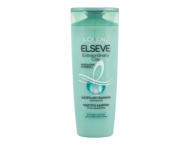 Shampoo L'Oréal Paris Elseve Extraordinary Clay Rebalancing Shampoo 400 ml flacone danneggiato
