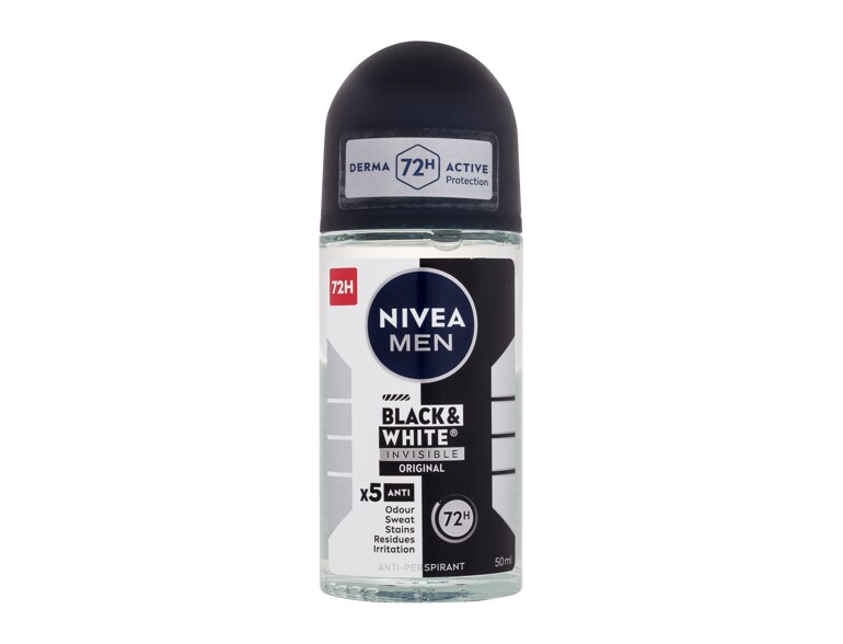 Antitraspirante Nivea Men Invisible For Black & White Original Deo Roll-On 72H 50 ml