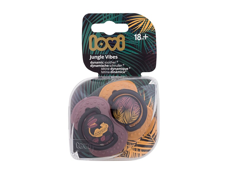 Schnuller LOVI Jungle Vibes Dynamic Soother Girl 18m+ 2 St. Beschädigte Verpackung