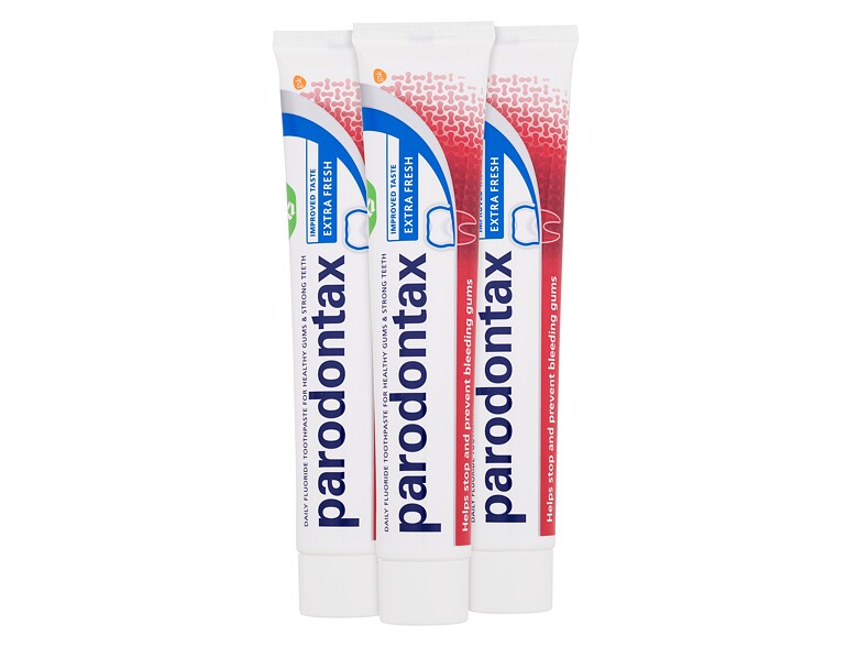 Zahnpasta  Parodontax Extra Fresh Trio 3x75 ml Beschädigte Schachtel
