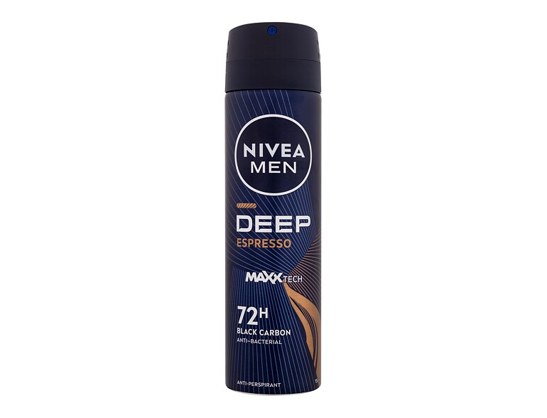 Antiperspirant Nivea Men Deep Espresso 72H 150 ml Beschädigtes Flakon