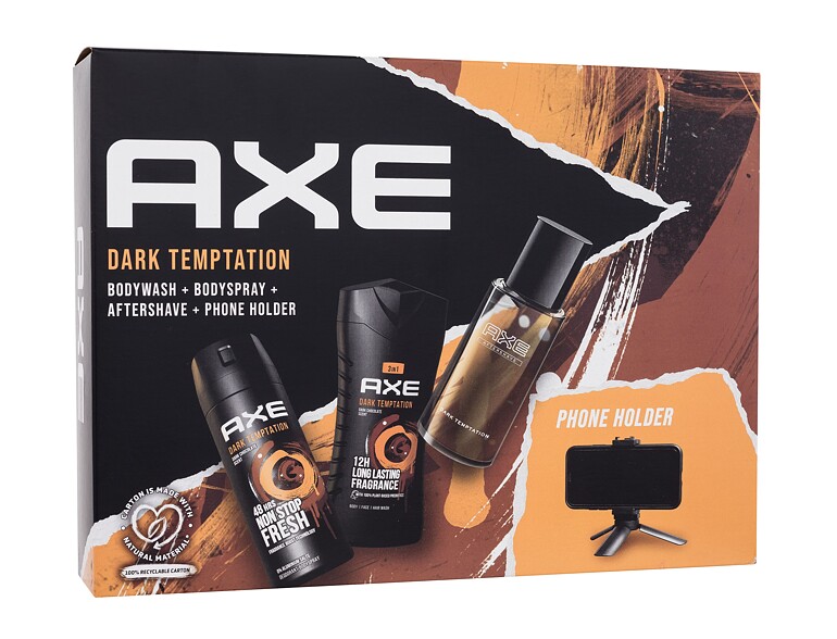 Duschgel Axe Dark Temptation 250 ml Beschädigte Schachtel Sets