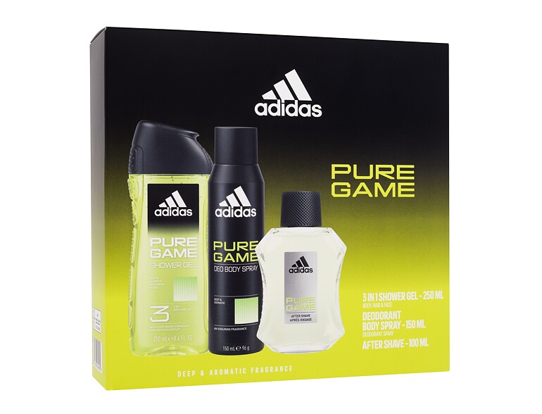 Rasierwasser Adidas Pure Game 100 ml Beschädigte Schachtel Sets