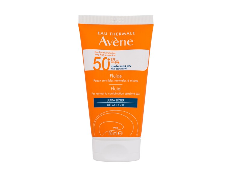 Sonnenschutz fürs Gesicht Avene Sun Fluid SPF50+ 50 ml Beschädigte Schachtel