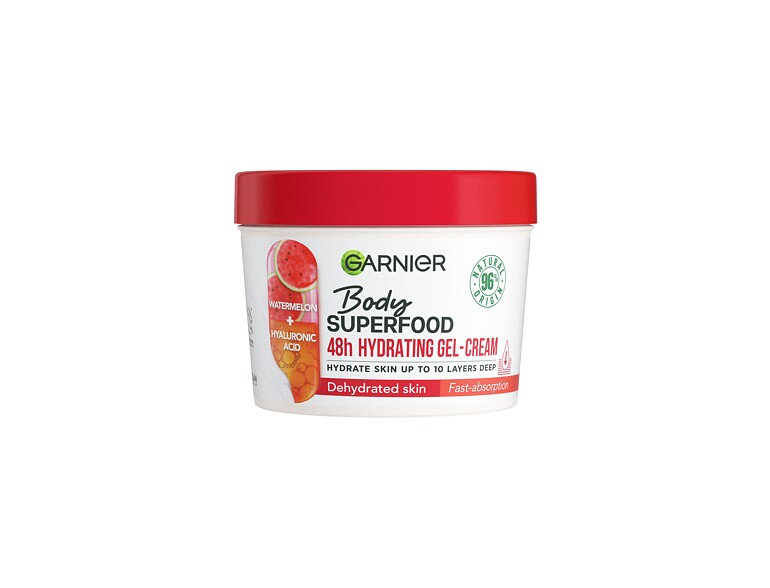 Körpercreme Garnier Body Superfood 48h Hydrating Gel-Cream Watermelon & Hyaluronic Acid 380 ml