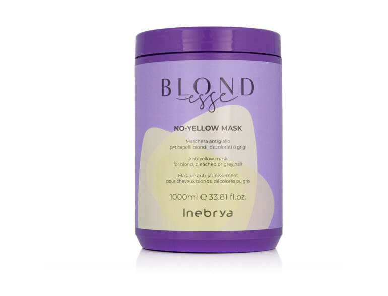 Haarmaske Inebrya BLONDesse No-Yellow Mask 1000 ml