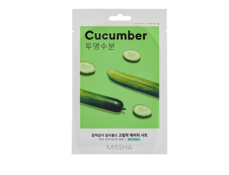 Gesichtsmaske Missha Airy Fit Sheet Mask Cucumber 19 g
