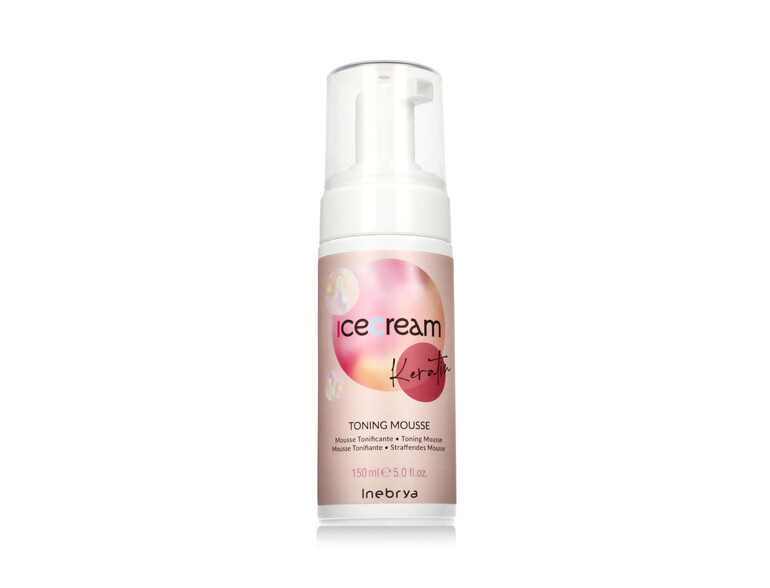 Pflege ohne Ausspülen Inebrya Ice Cream Keratin Toning Mousse 150 ml
