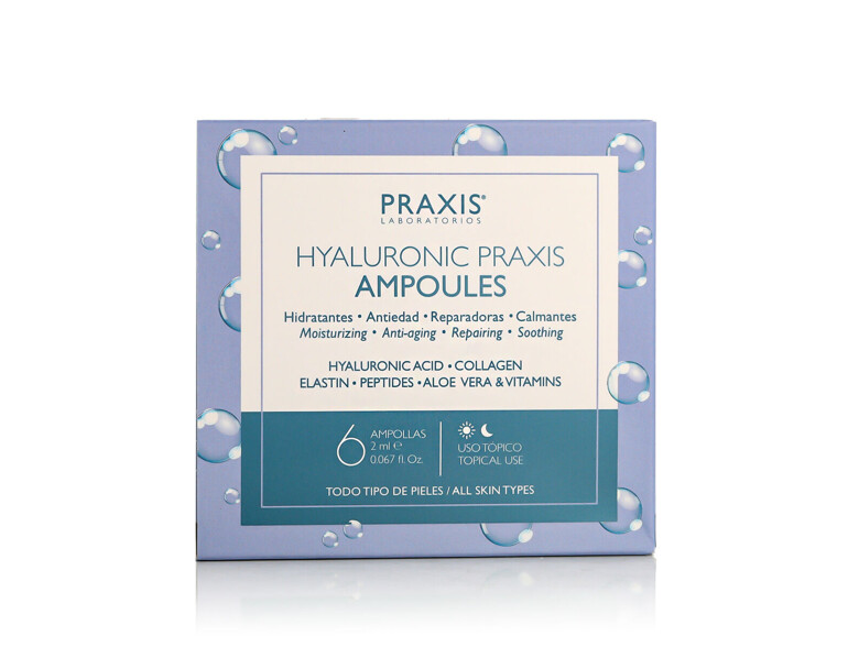 Gesichtsserum Praxis Laboratorios Hyaluronic Praxis Ampoules 6x2 ml
