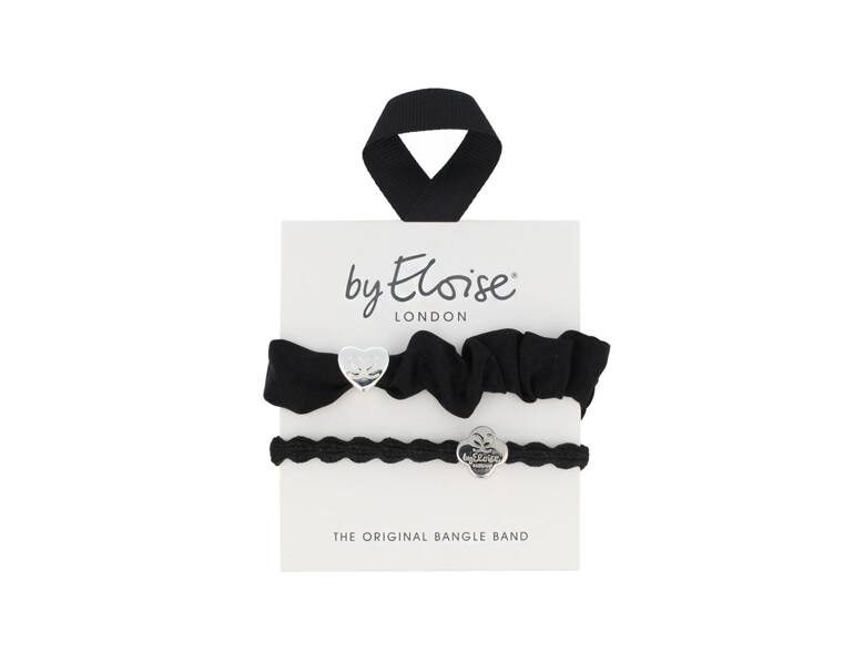 Haargummi By Eloise London Bangle Set Silver & Black 1 St.