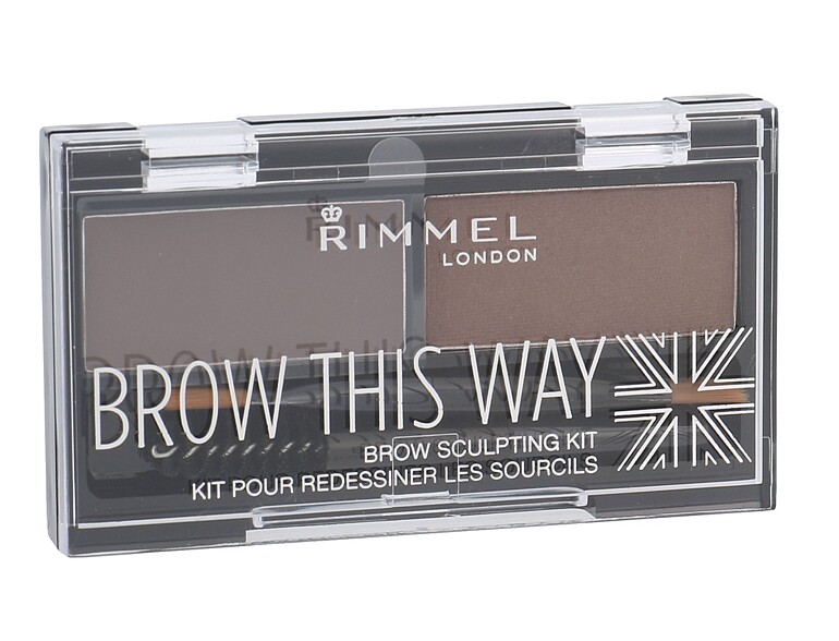 Augenbrauensets Rimmel London Brow This Way 2,4 g 002 Medium Brown