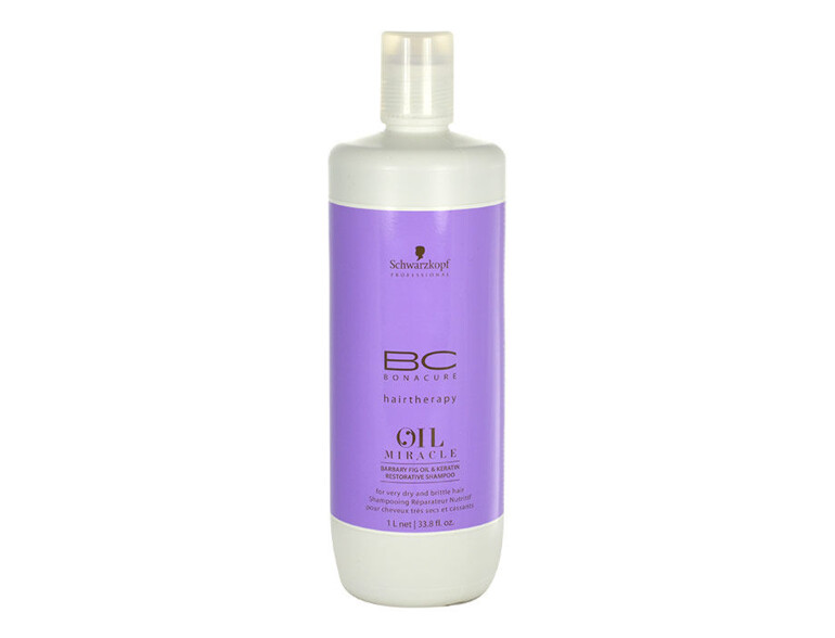 Shampoo Schwarzkopf Professional BC Bonacure Oil Miracle Barbary Fig & Keratin 1000 ml flacone danne