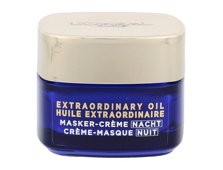 Crème de nuit L'Oréal Paris Extraordinary Oil Night Cream Mask 50 ml boîte endommagée