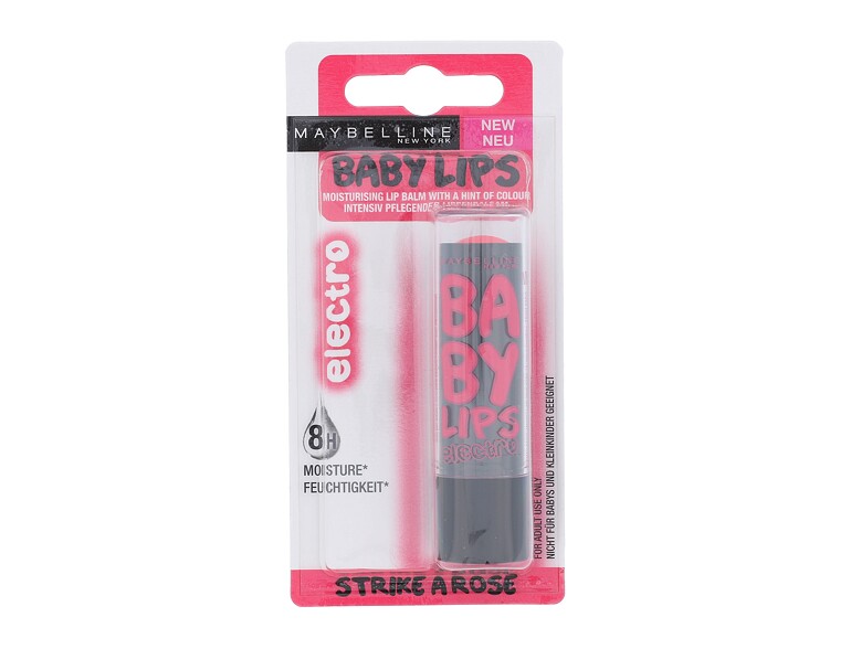 Baume à lèvres Maybelline Baby Lips Electro 4,4 g Strike A Rose