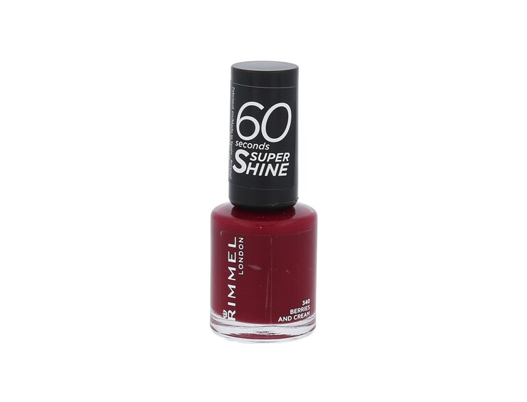 Vernis à ongles Rimmel London 60 Seconds Super Shine 8 ml 340 Berries And Cream