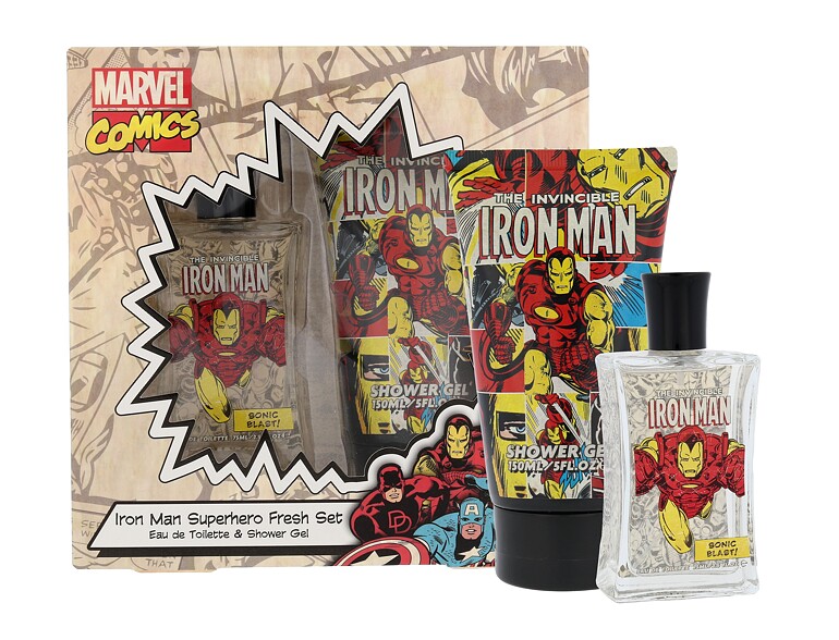 Eau de Toilette Marvel Comics Iron Man 75 ml Sets