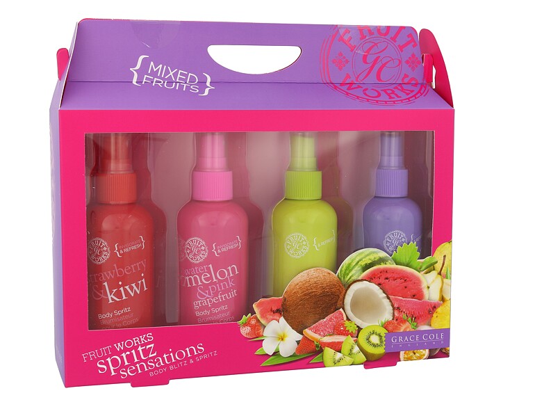 Spray per il corpo Grace Cole Fruit Works 100 ml scatola danneggiata Sets