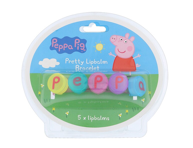 Balsamo per le labbra Peppa Pig Peppa Pretty Lipbalm Bracelet 5 g