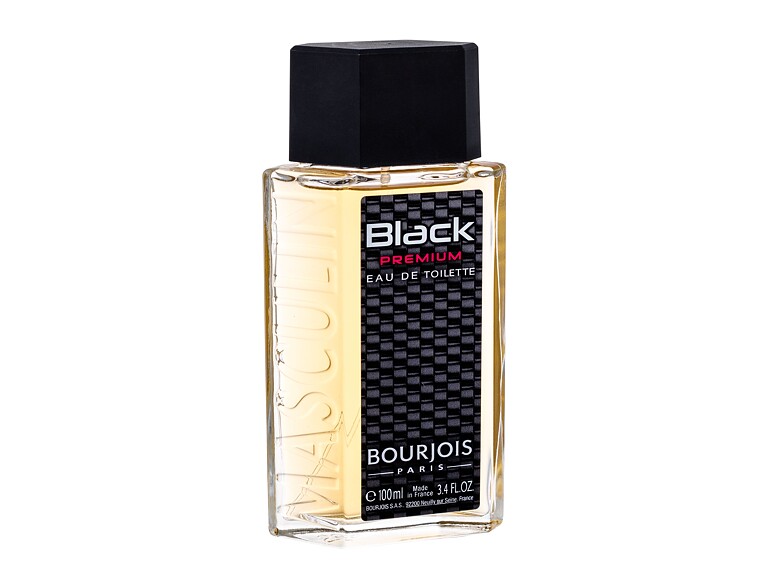 Eau de Toilette BOURJOIS Paris Masculin Black Premium 100 ml Beschädigte Schachtel