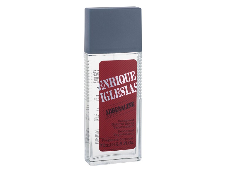 Déodorant Enrique Iglesias Adrenaline 75 ml flacon endommagé