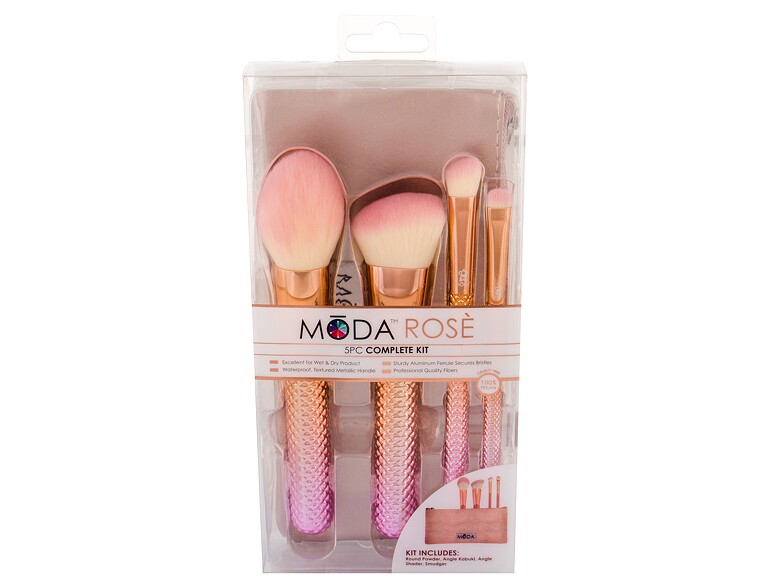 Pennelli make-up Royal & Langnickel Moda Rose Complete 1 St. Sets