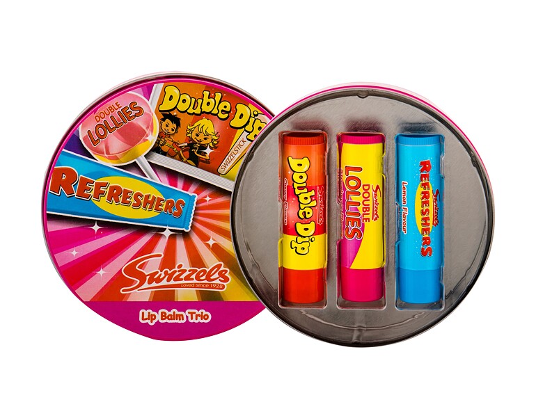 Lippenbalsam Swizzels Lip Balm Trio 4 g Sets